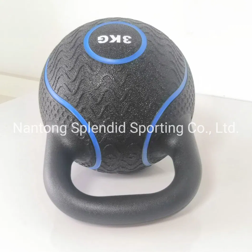 Fitness Gym Equipment Steel Competition Kettlebell Powder Rubber Colorful Coated Kettlebell