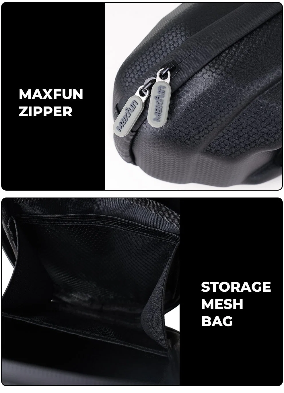 2024 New Waterproof Storage Bike Bag Handlebar Frame Hard Shell Bag Front Scooter Bag for Electric Scooter