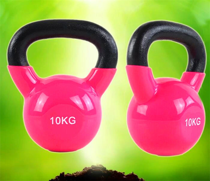 Gym Fitness Equipment Free Weight Vinyl Kettlebell