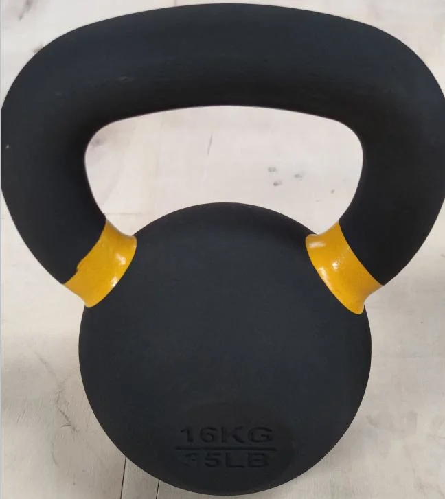 Ak-01gym Fitness Equipment Weights Powder Coated Cast Iron Kettlebell