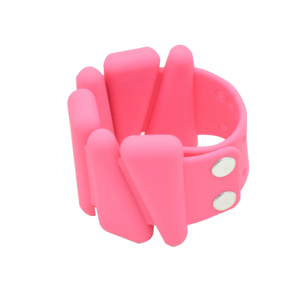 Wrist &amp; Ankle Weights for Women, Silicone Surface, Adjustable Strap