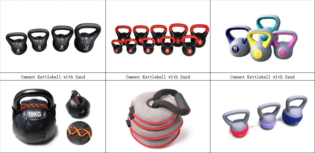 PVC Coated Neoprene Kettlebell with Rubber Base