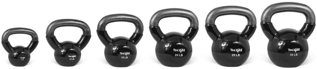 Adjustable Endurable Fitness Gym PVC Handle Kettle Bell