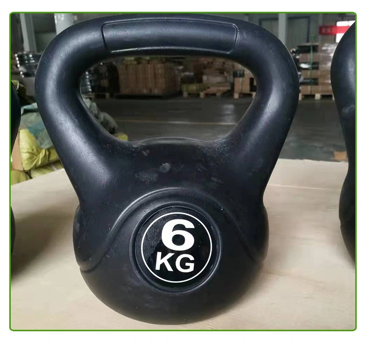 Exercise Equipment Home Gym Sports Weight Lifting Manufacture Strength Equipment Customized Logo Kettlebell Cement Kettlebell