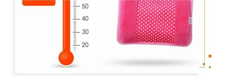 Safety and New Design Custom Rechargeable Electric Hot Water Bag Cute with Cover for Women Baby Use