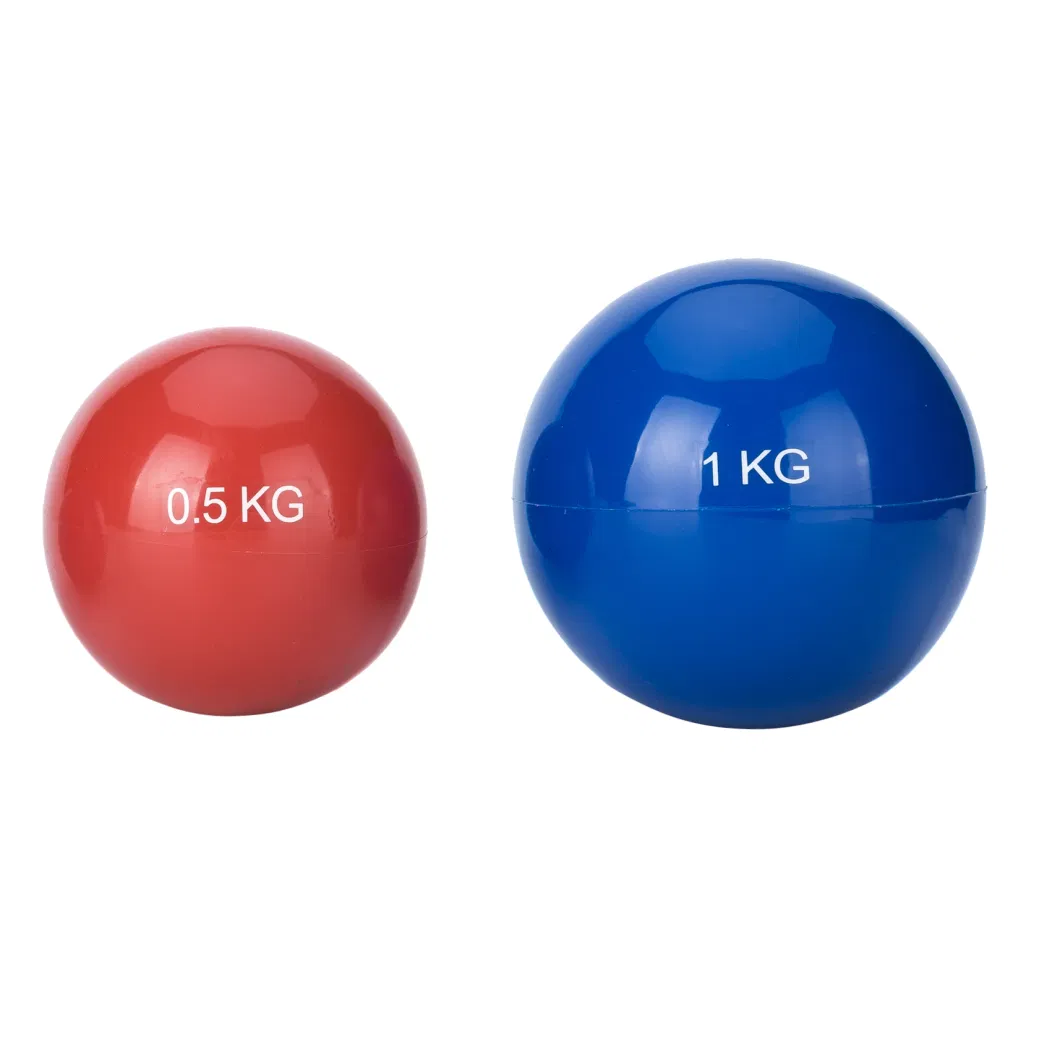 High Quality PVC Sand Filled Yoga Pilates Toning Ball Swiss Ball Anti Burst Sands Ball