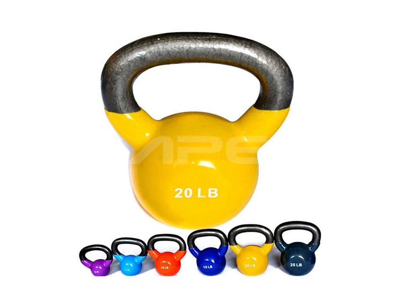 Ape Cast Iron Vinyl Kettlebell Adjustable Competiton Fitness Gym Kettlbells