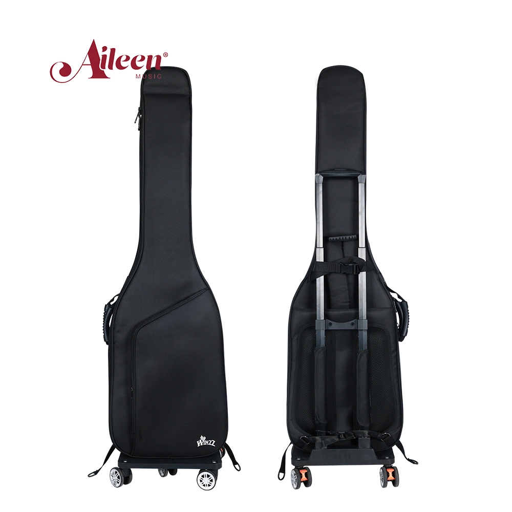 Detachable Pull Rod Custom Guitar Bass Bag 2PCS Electric Bass Guitar Bags Instrument Bags &amp; Cases (BGB16818W)