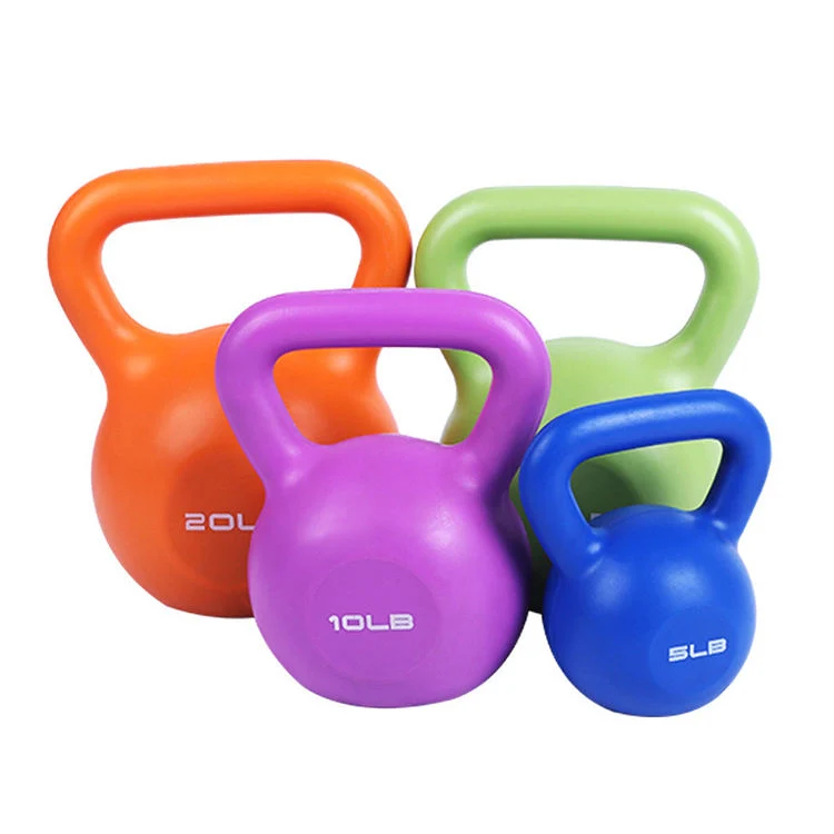 Factory Customized Wholesale Iron Sand Filled PVC Soft Kettlebell