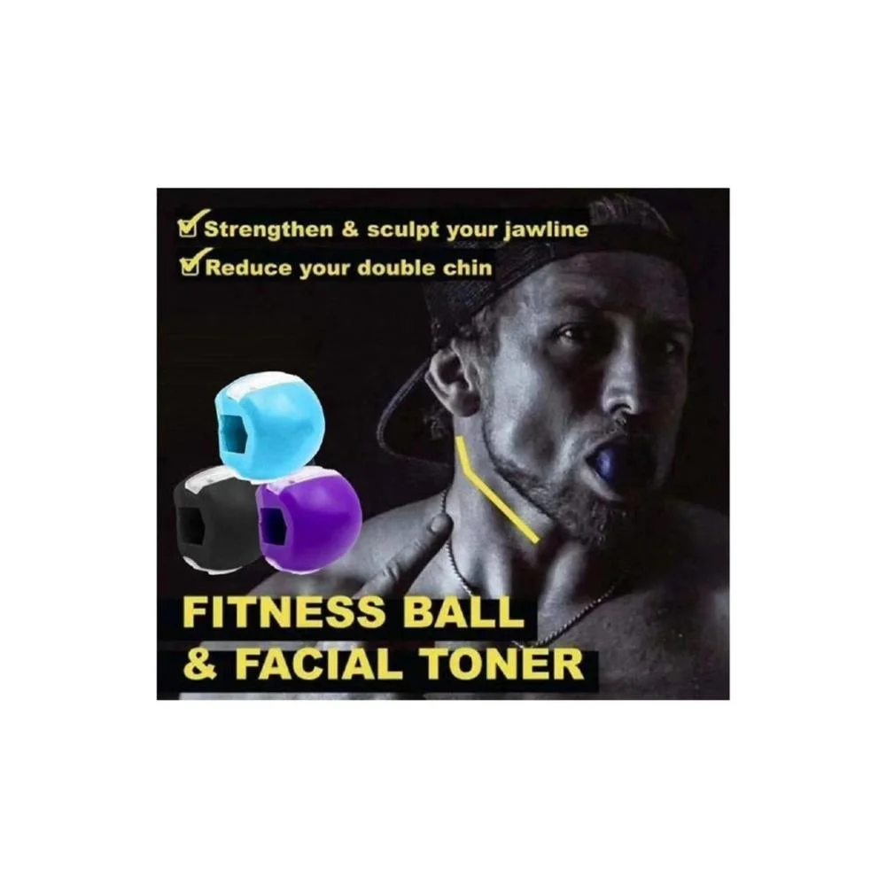 Facial Jaw Toner Define Jawline Neck Exercise Ball Jaw Neck Toning Fitness Ball Face Lift Double Chin Wbb21130