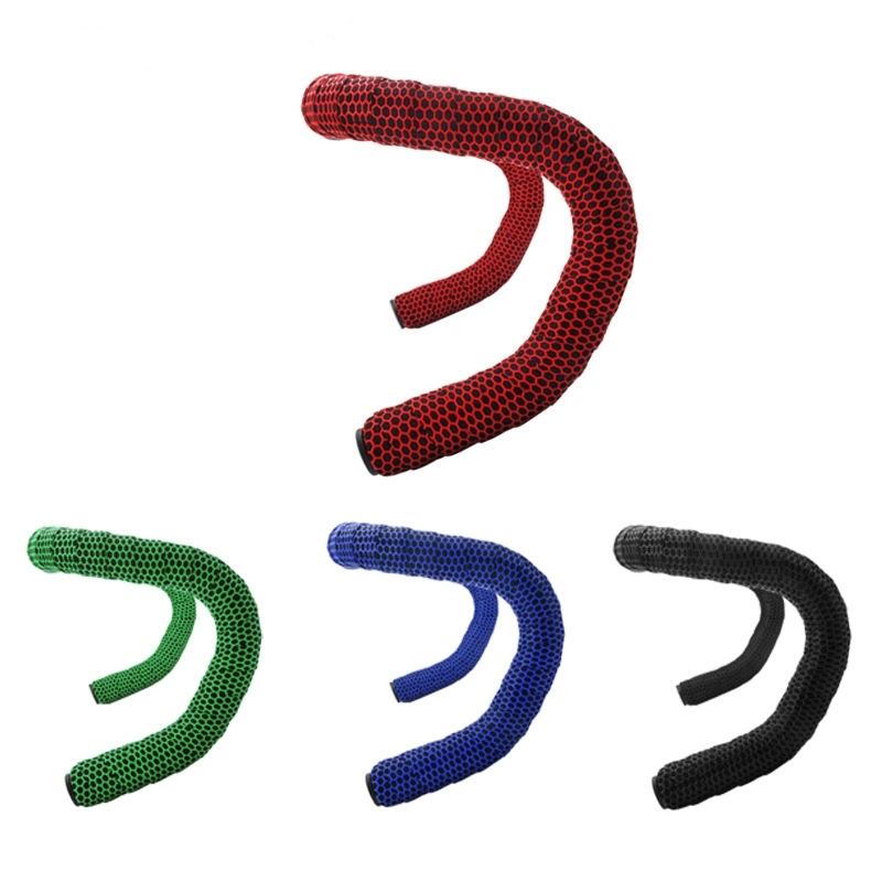 Bicycle Honeycomb Handlebar Spring Bandage Grip Comfortable Bike Handle Bar Tie for Mountain Bicycle Handle Strap with Multiple Colors