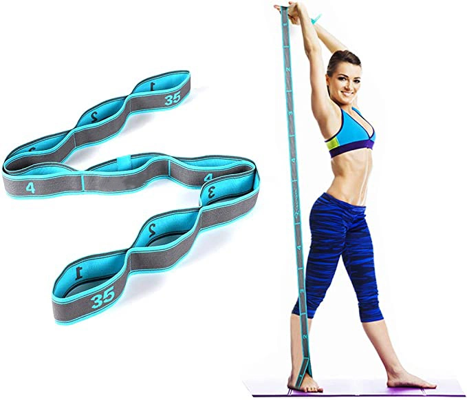 Pilates Pull Strap Yoga Elastic Pull Rope Professional Gymnastics Training Resistance Bands Latin Fitness Stretch Band