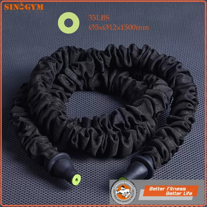 Latex Resistance Tube Band with Protective Fabric