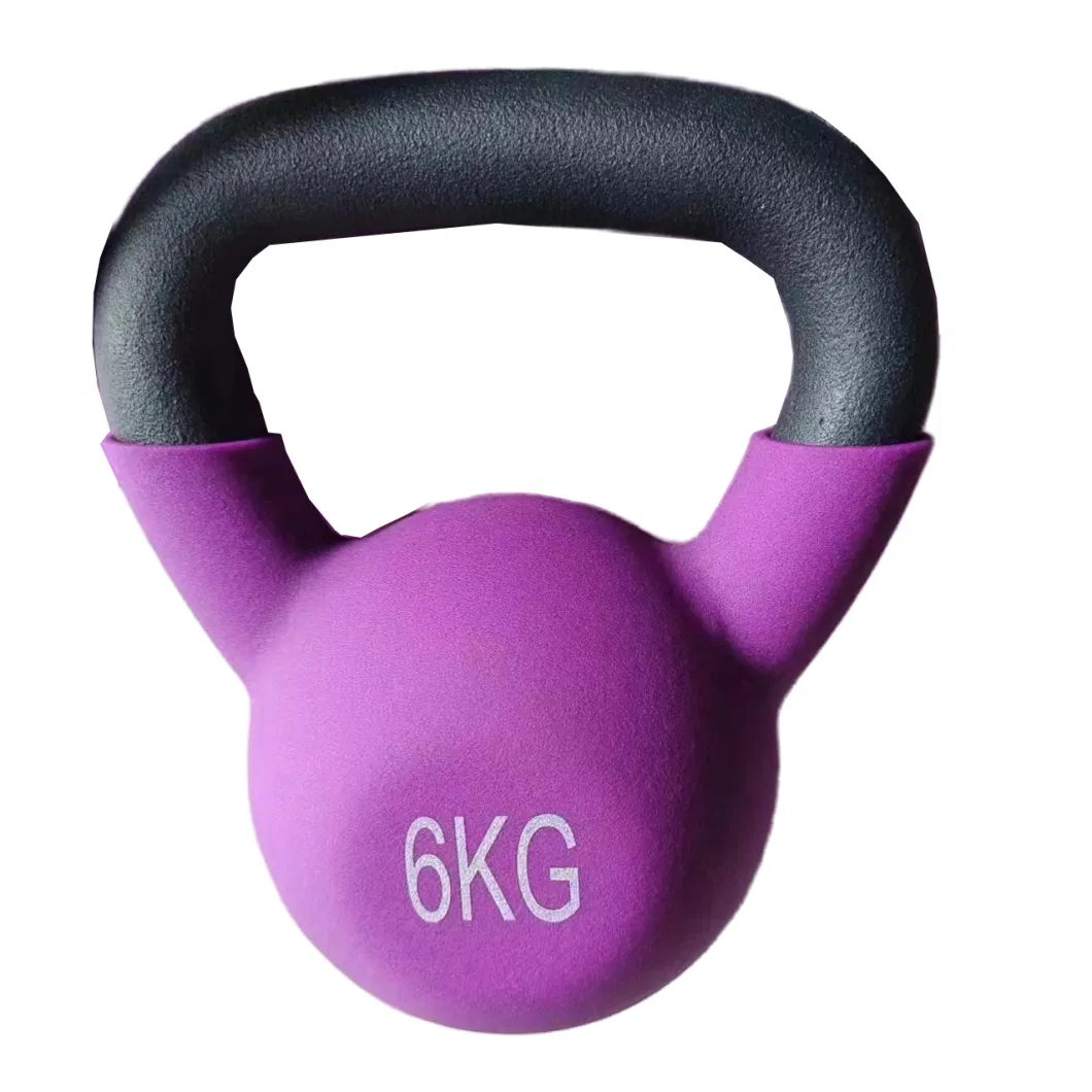 Fitness Gym Equipment PVC Coated Kettlebell for Exercises