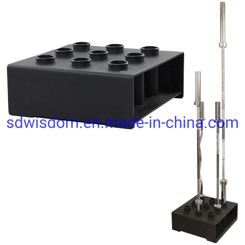 Vertical Weight Lifting Barbell Holder for Bar Storage Bar Rack