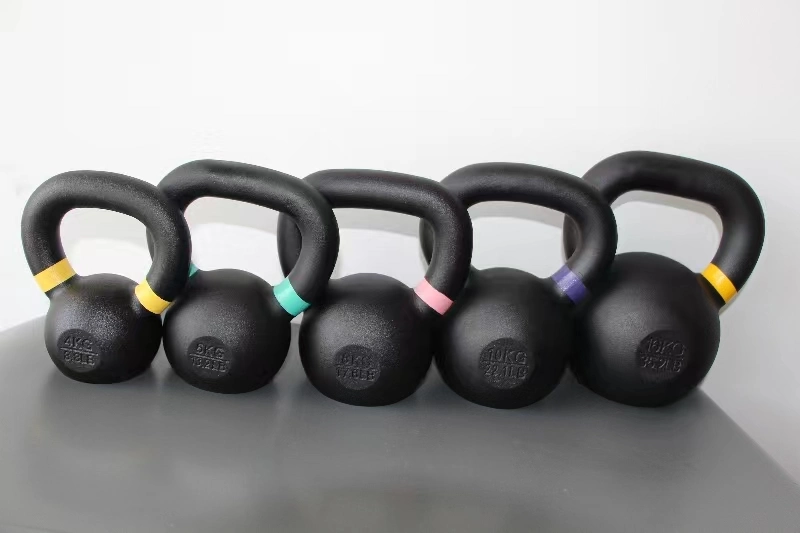 Wholesale Fitness Exercise Equipment Rubber Set Body Building Gym Iron Kettle Bell