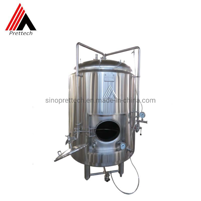 Conical Jacketed Double Wall Fermenter with 60 Degree Cone Bottom