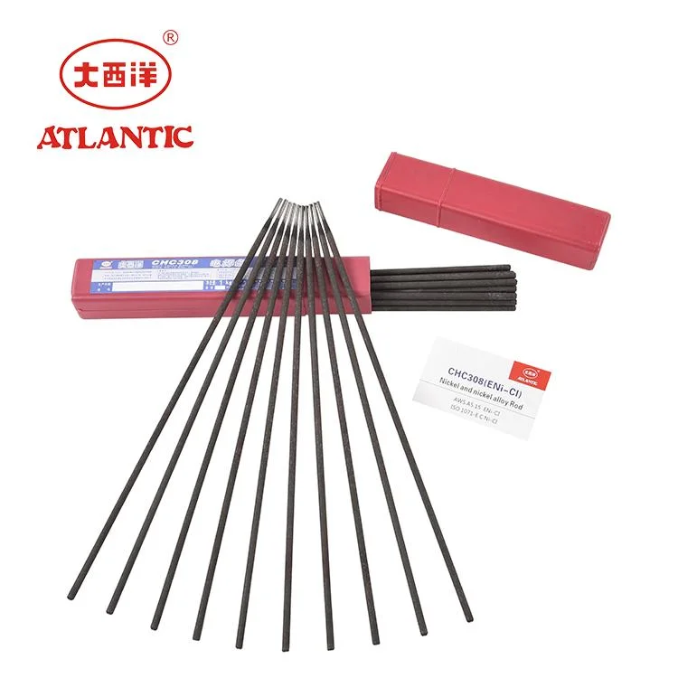 Atlantic Brand Welding Electrode Rod Eni-Ci for Cast Iron Pure Nickle 95% Ni Machinable