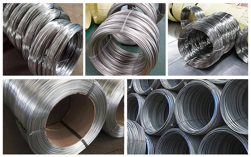 Steel Wire Cold Drawn Steel Wire Building Material SAE1008/Q195 Ms 5.5 mm 6.5 mm 8 mm