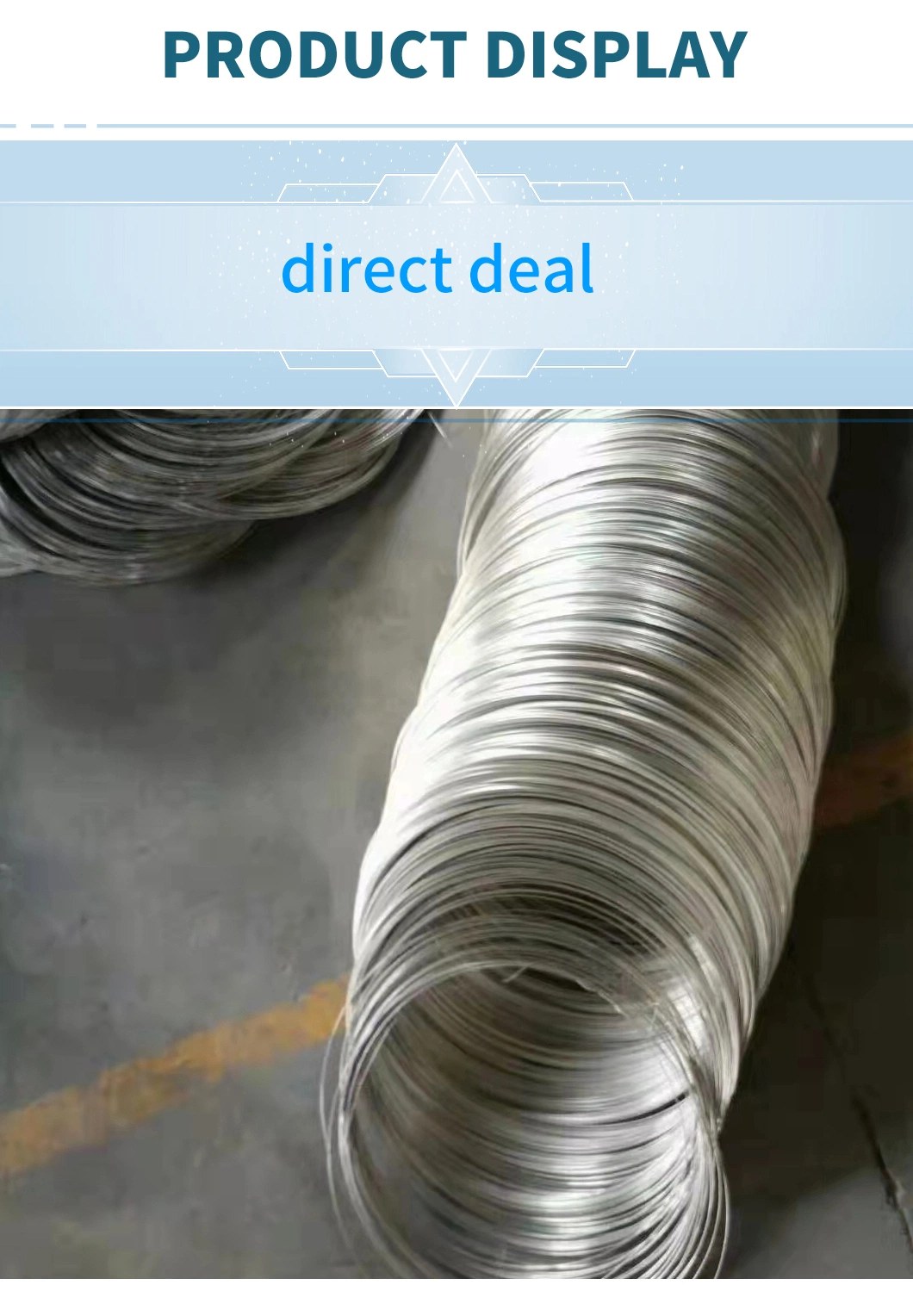 High Strength Factory Directly 304 304cu 316 201 316lvm 430 420 Er308L 309S Bright/ Tinny/Spring/Welding Stainless Steel Wire