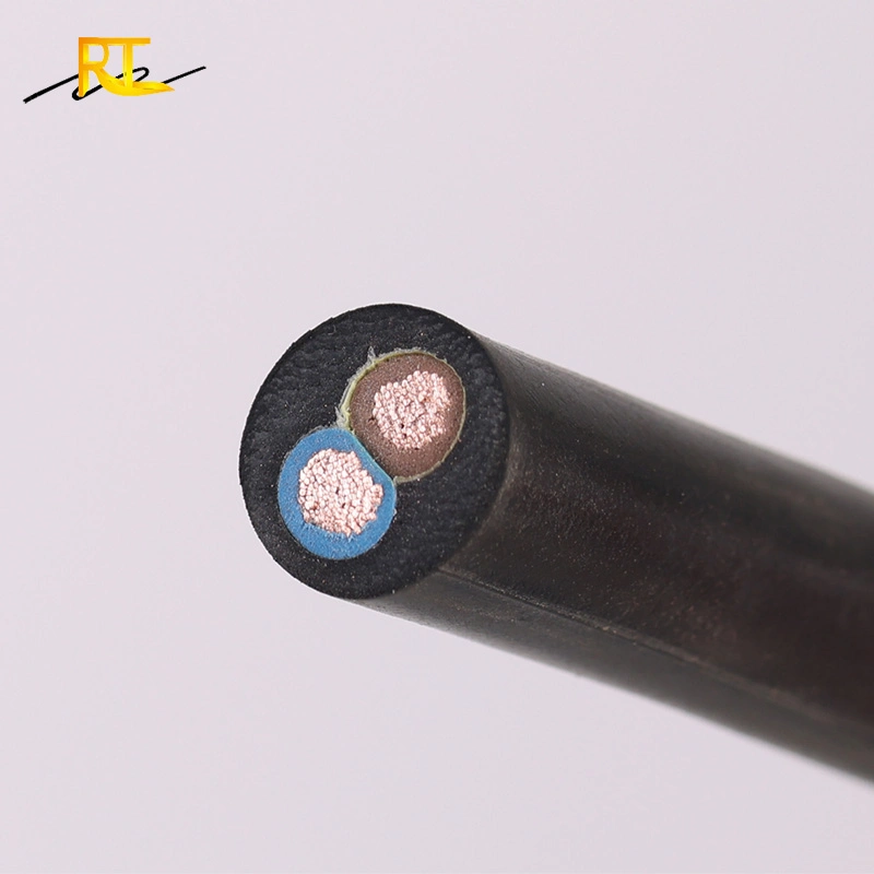 Flexible Copper Conductor Rubber Insulated Electric Welding Wire Cable 16mm2