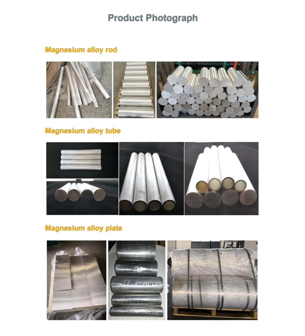 Professional High Quality Magnesium Alloy Welding Wire Materials