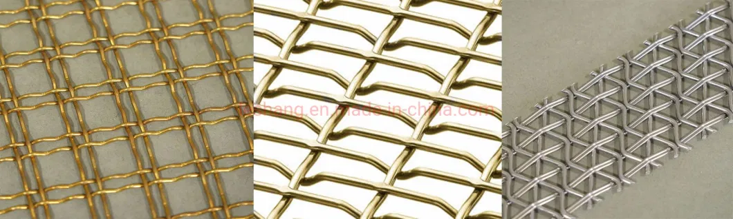 Galvanized/Stainless Steel Crimped Wire Mesh for Viberating Crusher Screen