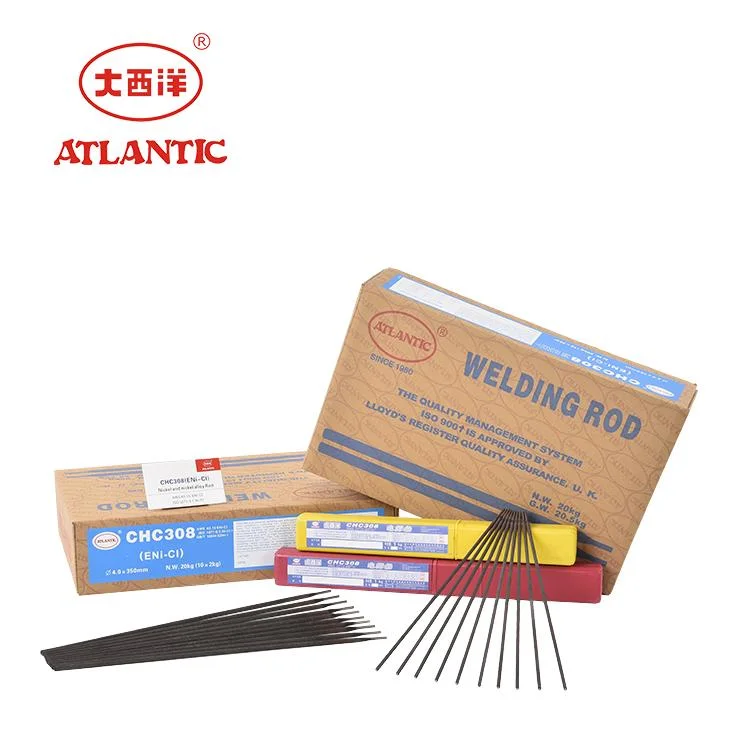 Atlantic Brand Welding Electrode Rod Eni-Ci for Cast Iron Pure Nickle 95% Ni Machinable