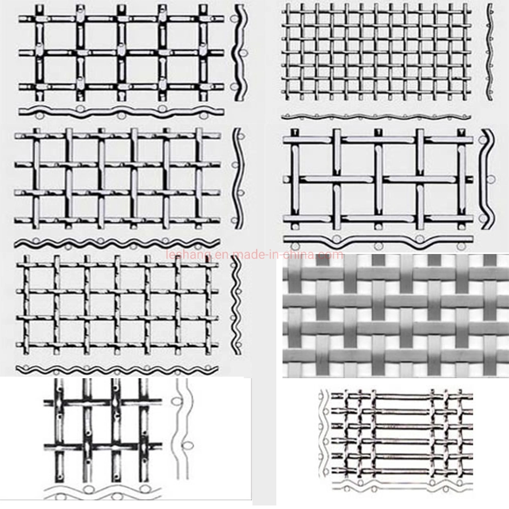 Galvanized/Stainless Steel Crimped Wire Mesh for Viberating Crusher Screen