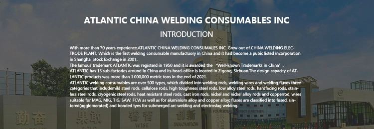 Welding Electrode E8018-B2 Atlantic Welding Consumables for Boiler High Pressure Vessels