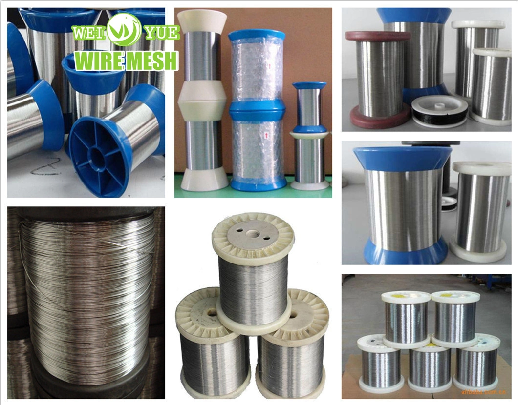 SS304 Stainless Steel Knit Ultra Fine Wire 0.025mm with Special Plastic Spool Stainless MIG Wire