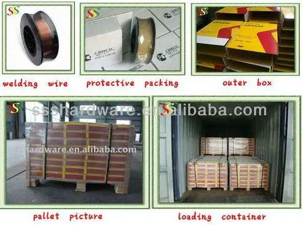 0.6/0.7/0.8mm Copper Coated Mild Steel Welding Wire