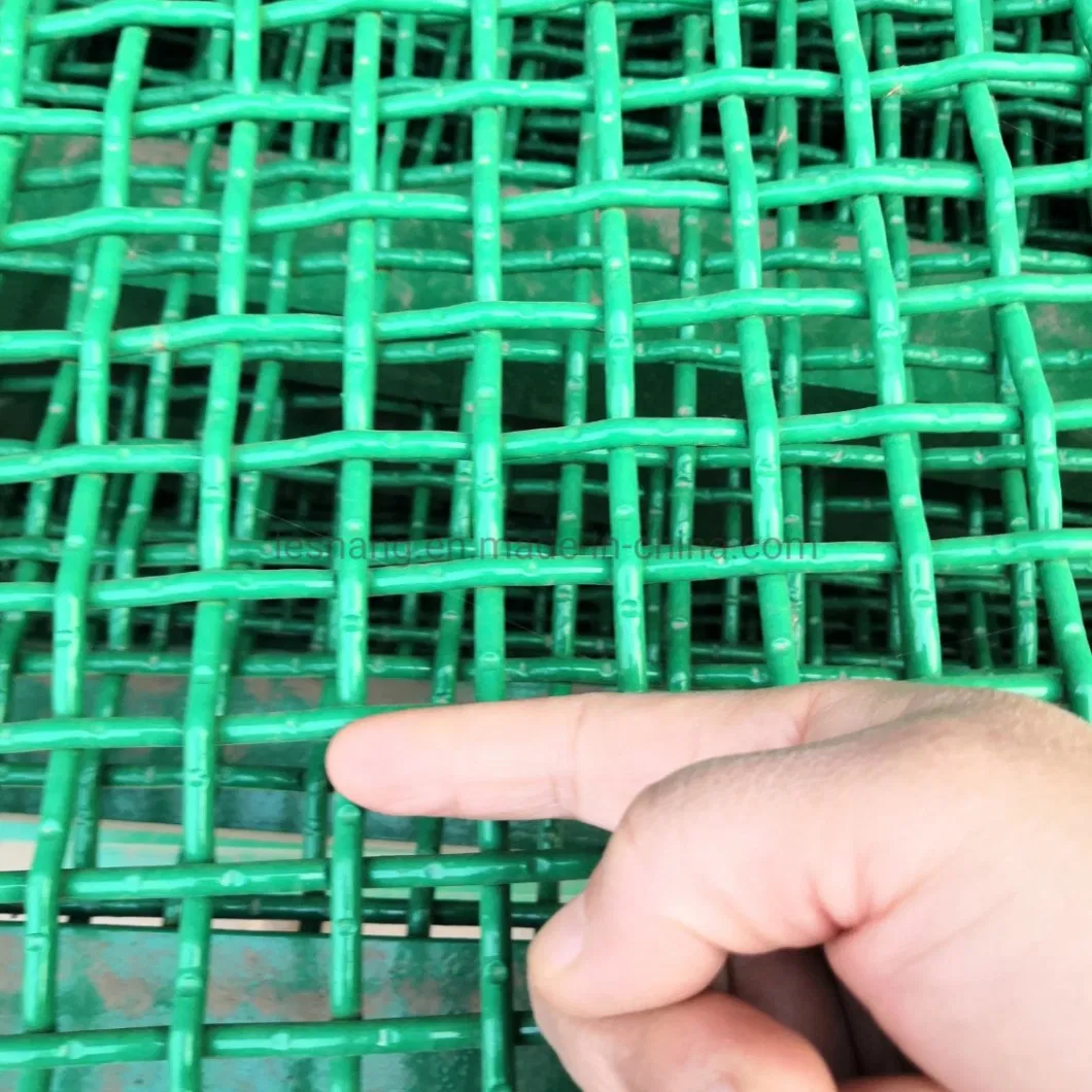 Galvanized/Stainless Steel Crimped Wire Mesh for Viberating Crusher Screen