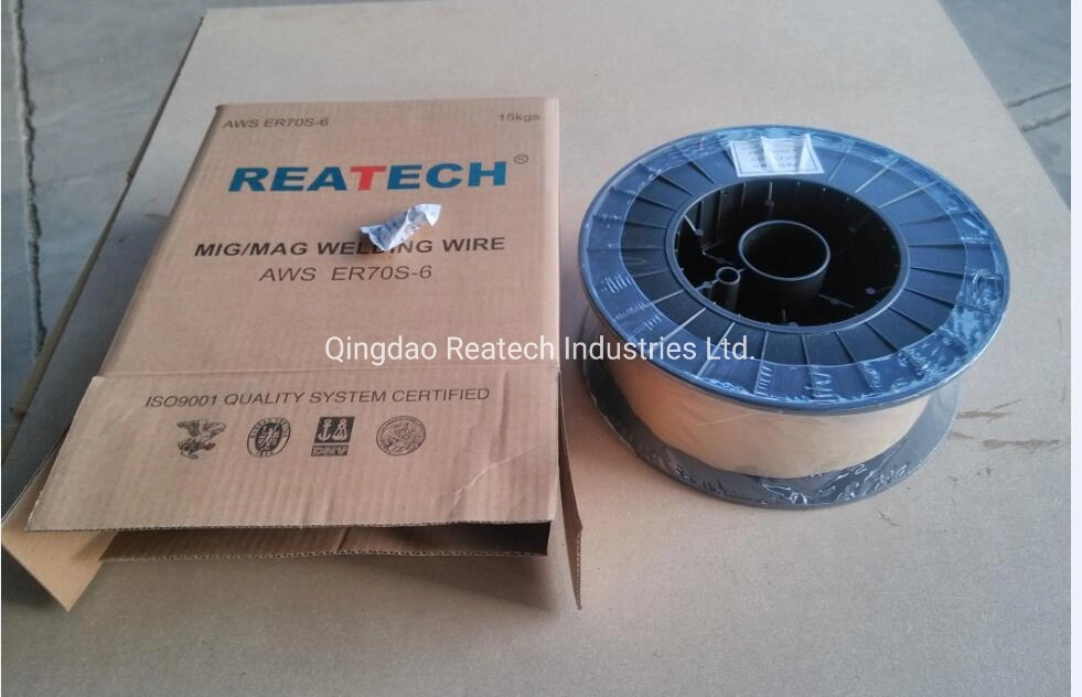 OEM ODM Factory Price High Tensile Strength Mild Steel Aws A5 18-5 0.8mm MIG Welding Wire Er70s-6 0.8mm 1.0m 1.2mm