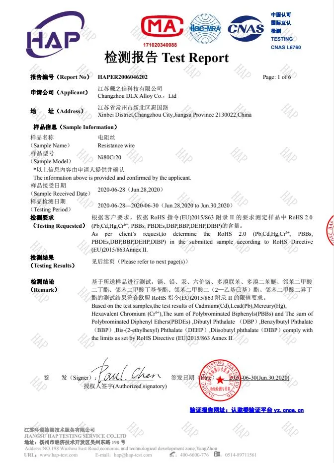 Good Resistance to Temperature and Corrosion 1.0mm /1.2mm Ernicrmo-3 Ernicrmo-7 Ernicrmo-13 Ernicrfe-7 Ernicr-3 Ernicr-7 Ercuni Erni-1 Welding Wire