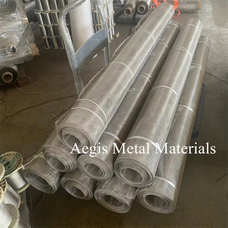 4 Mesh 1.2mm 10 Mesh 0.7 mm Chinese Super Duplex 2205 2507 Stainless Steel Wire Mesh Fabric 1.2m Width in Stock