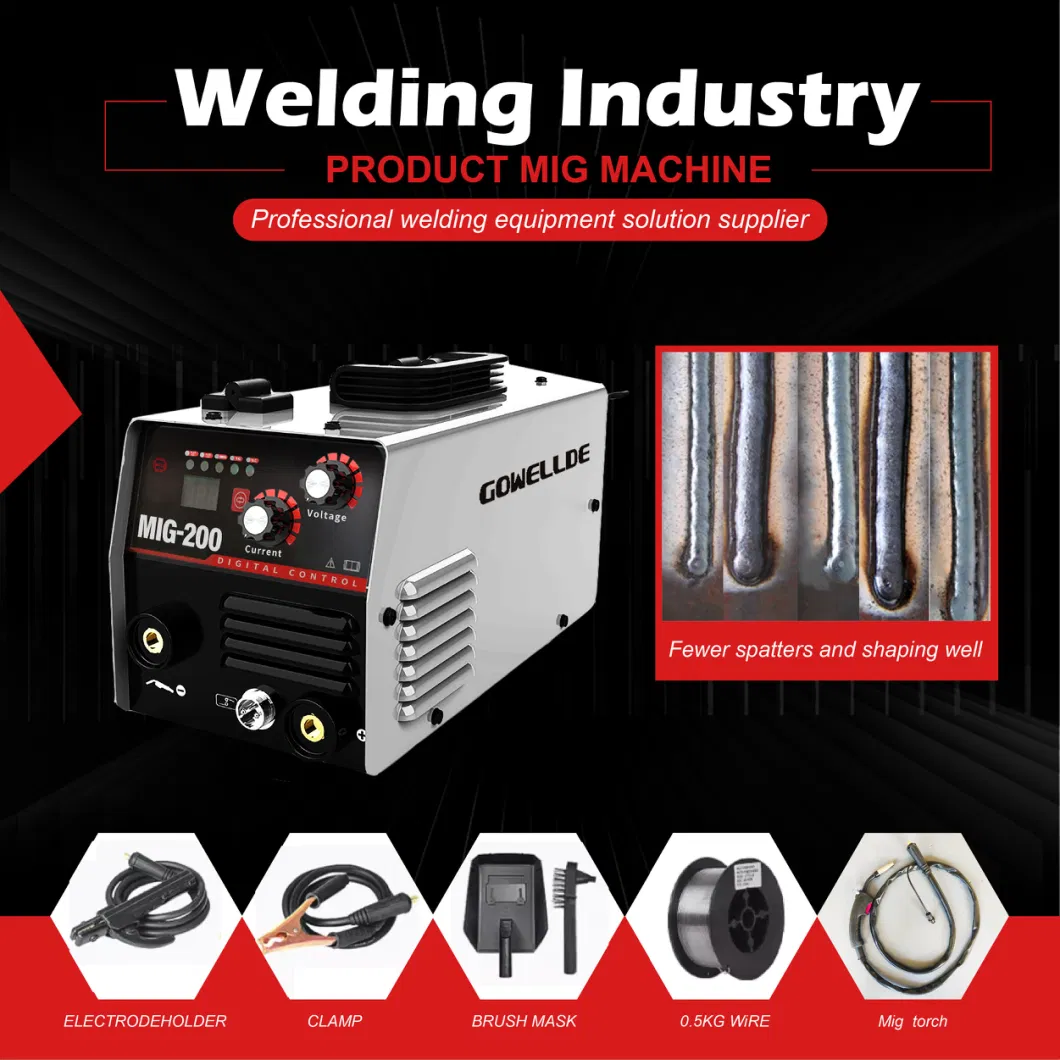 1kg CO2 Gas/Gasless Welding Machine Inverter MIG Welder