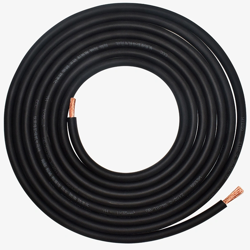 Welding Cable Price Stranded Copper Conductor Rubber Insulation Battery Cable Welding Cable Electric Wire