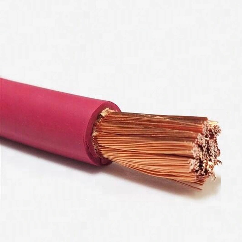 Welding Cable Price Stranded Copper Conductor Rubber Insulation Battery Cable Welding Cable Electric Wire