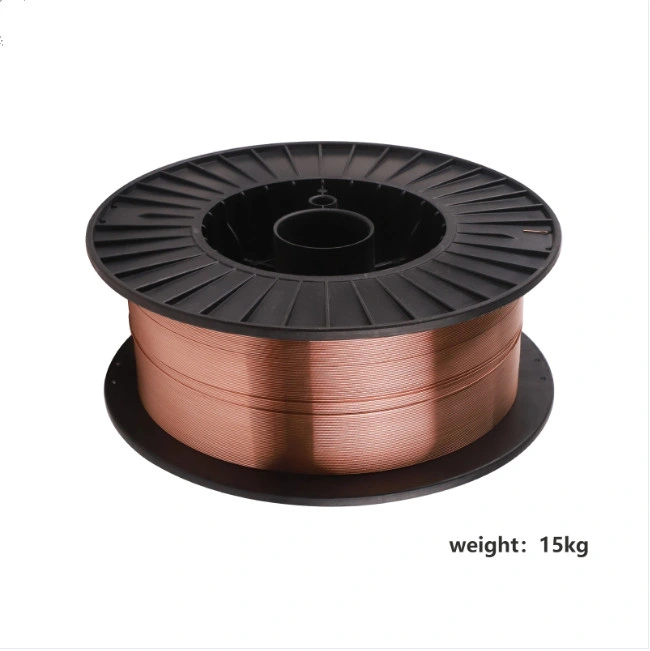 5kg/15kg Welding Copper Wire 15kg 5kg Er70s-6/ Er50-6 0.6mm/0.8mm/0.9mm/1.0mm/1.2mm/1.6mm 1.6mm 0.9mm Solid Top Choice