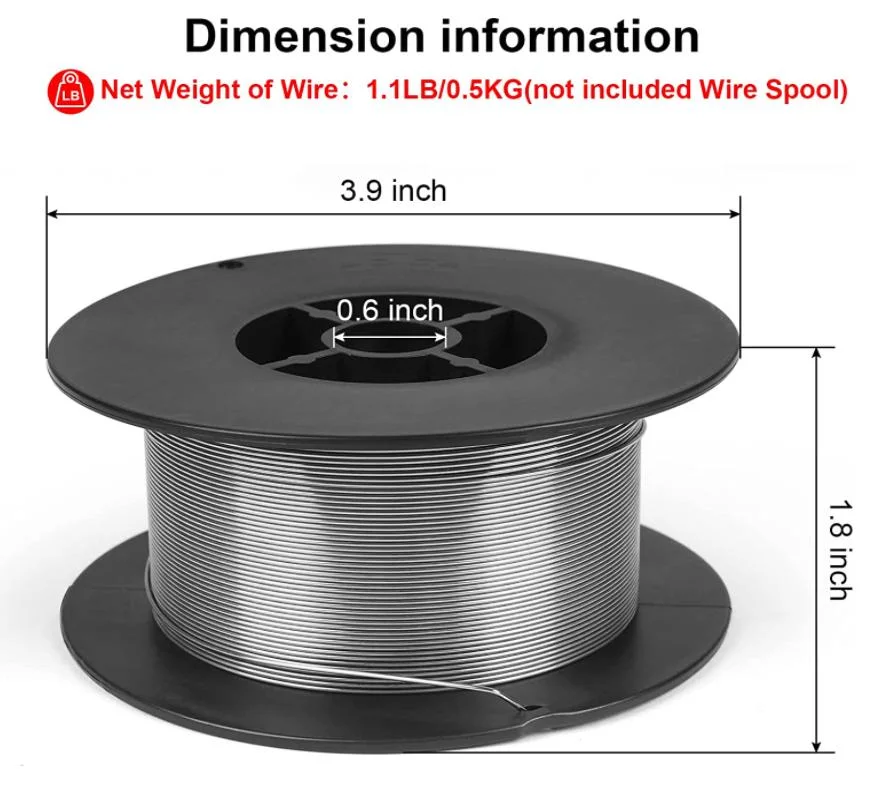 E308lt1-1 Stainless Steel Welding Wire E308lt1-1 Ss Flux Cored Wire E309lt1-1 Stainless Steel Flux Core Welding Wire 0.5kg Spool