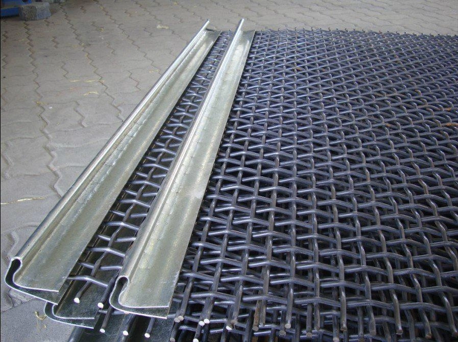 Galvanized/Stainless Steel Crimped Wire Mesh for Viberating Crusher Screen