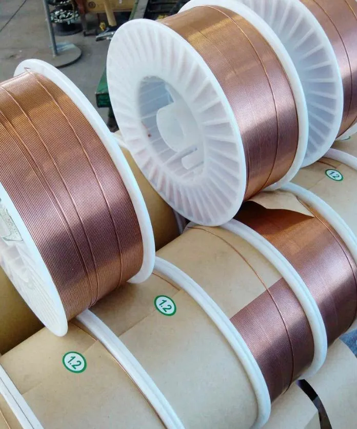 Factory Supply Solid MIG Welding Wire, Mild Steel Welding Wire Er70s-6 0.8mm 1kg Spool for All Position Gas Welding