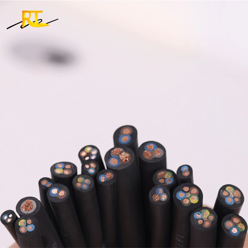 Flexible Copper Conductor Rubber Insulated Electric Welding Wire Cable 16mm2