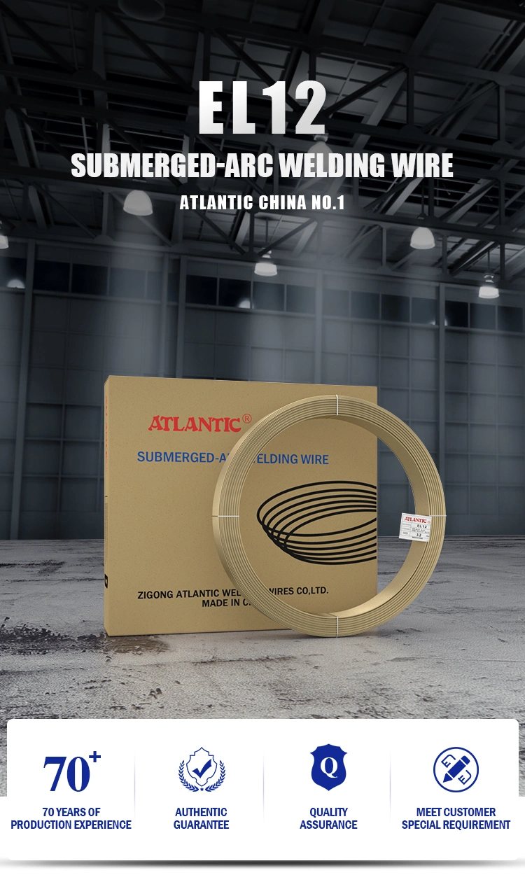 Atlantic MIG Welding Wire CO2 Welding Wire EL12 Stainless Steels Flux Cored Welding Wires Low Price