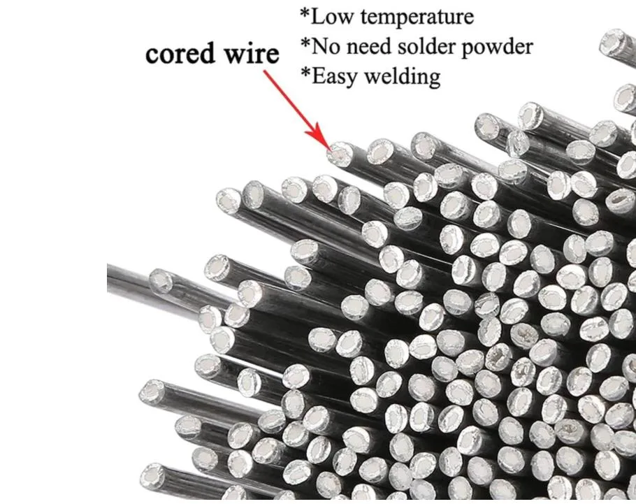 Aluminum Welding Rod 6 Meters Low Temperature Universal Weld Wire for Al Copper Iron Steel Repairing Objects Home Goods Fluidity Easy Weld Metal Solder Wire