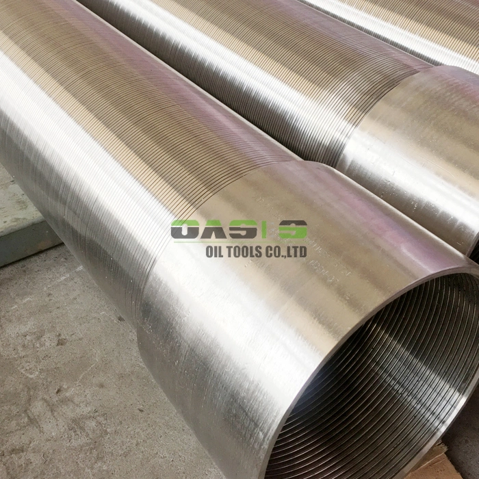 All-Welded Stainless Steel Wedge Wire Screens with Beveled Welding Ring for Well Drilling