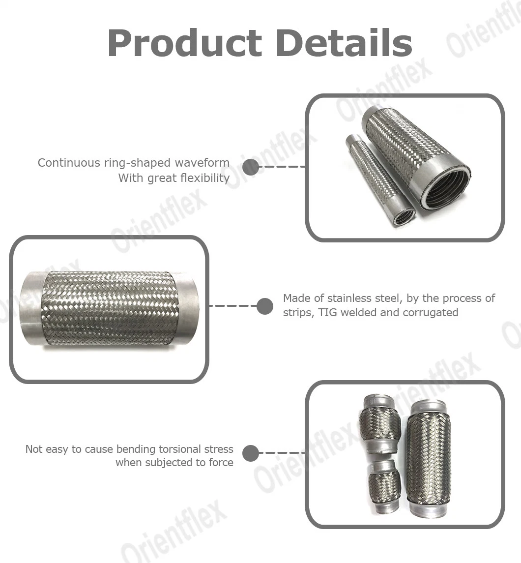 Stainless Steel Wire Braided Flexible Metal Hose