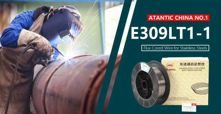 Atlantic Aws A5.22 MIG E308lt1-1 / E309lt1-1 / E316lt1-1 Stainless Steel Flux Cored Welding Wire