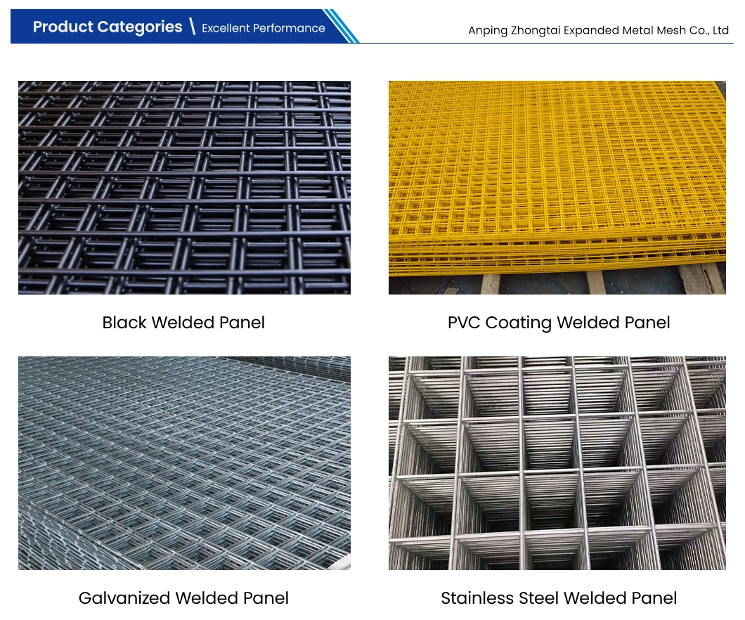 Zhongtai 6X6 Concrete Reinforcing Wire Mesh 2300 X 5800mm Ribbed Steel Bar 1 2 X 1 2 Welded Wire Mesh China Suppliers Welded Wire for Concrete